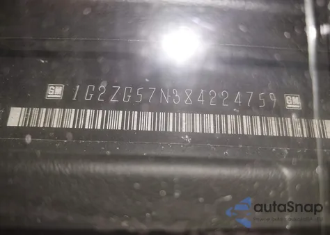 2008 Pontiac G6 из США, поврежденный, VIN 1G2ZG57N384224759